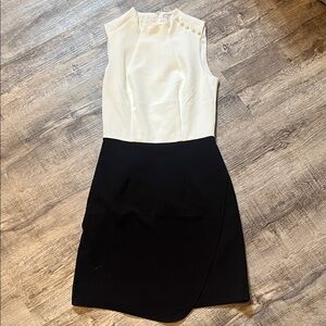 H&M Elegant Black and White Mini Dress